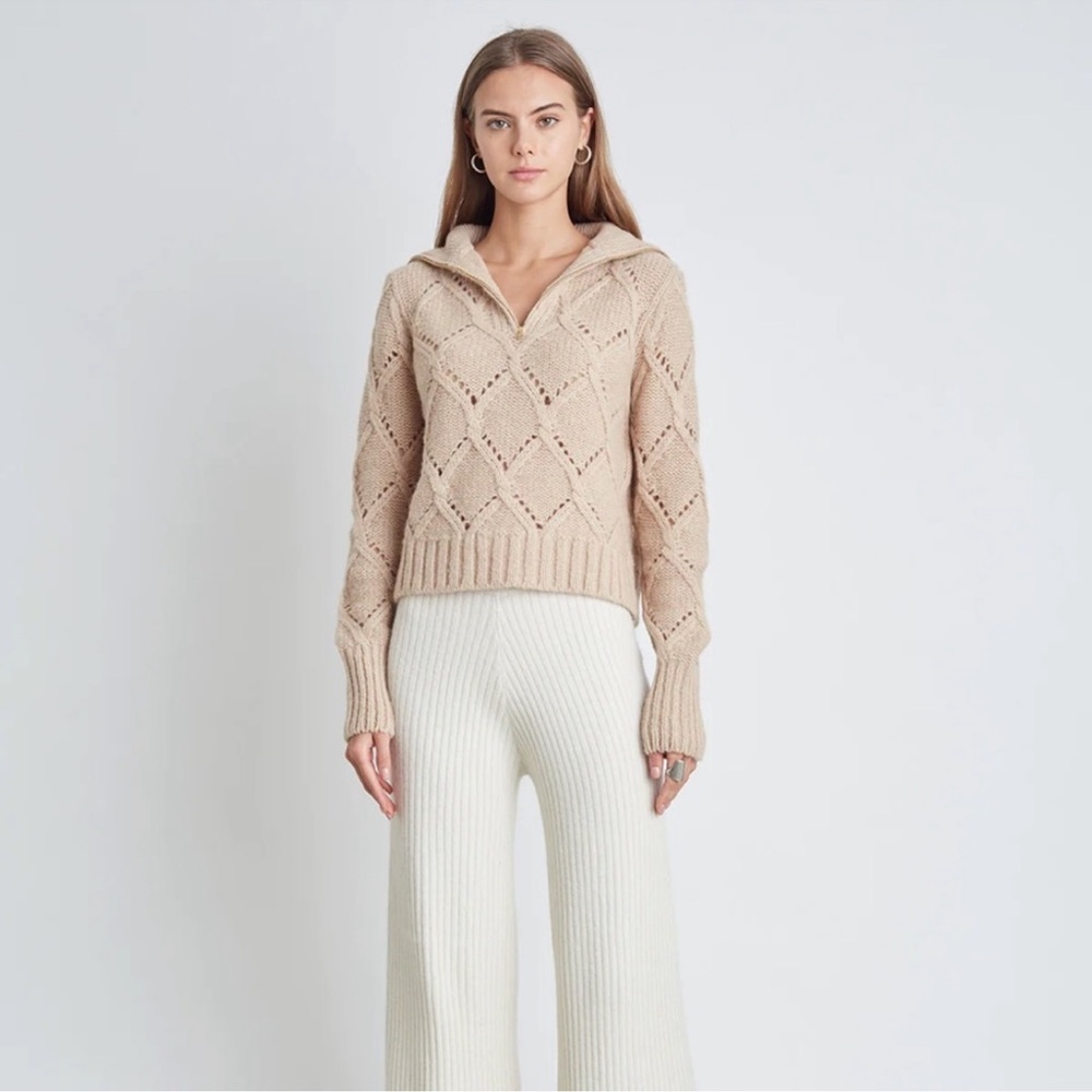 Eleven Six Brooke Sweater Half Zip Sz XS/S